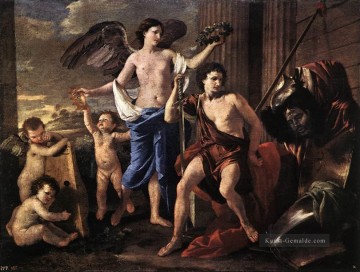  David Werke - Die siegreiche David klassische Maler Nicolas Poussin